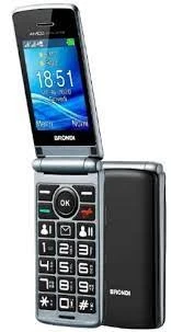 BRONDI AMICO SINCERO 2.4'' DISPLAY A COLORI  TASTI GRANDI TASTO SOS COLORE NERO - Immagine 1 di 1