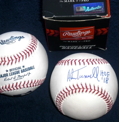 ALAN TRAMMELL SIGNED OFFICIAL MLB BASEBALL Detroit Tigers - J.S.A. Authenticated - Image 1 of 4