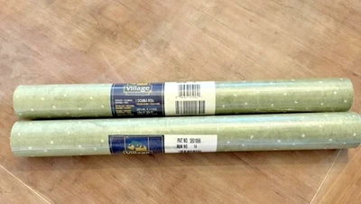 2 упаковки Village обои двойной рулон предварительно наклеенный #5801866 мрамор зеленый кремовый приборной панели - Изображение 1 из 4