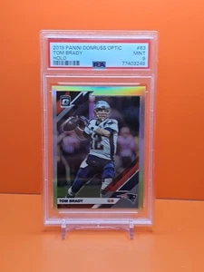 š“šµāŖļø 2019 DONRUSS OPTIC TOM BRADY #63 HOLO PSA 9 NEW ENGLAND PATRIOTS āŖļøšµš“ - Foto 1 di 2