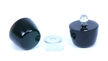 Daystar KJ71051BK Hood Bumper - Polyurethane - Black - Kit - Image 1 of 1