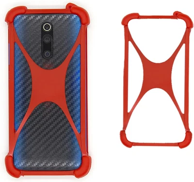 Funda protectora universal de silicona suave elástica para teléfono inteligente Zittop para 5,2" Ph Foto 1 de 4