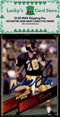 1995 Superior Pix #67 Dave Barr Autographs Auto #/5000 - Image 1 of 2