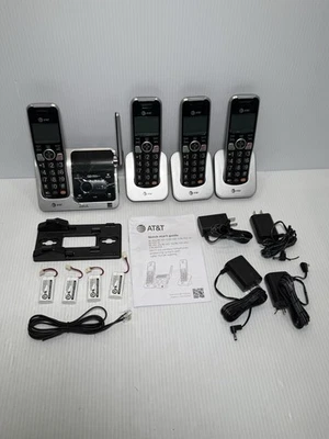AT&T BL102-4 DECT 6.0 4-Handset Cordless Phone for Home with Answering Machine, - Image 1 of 3