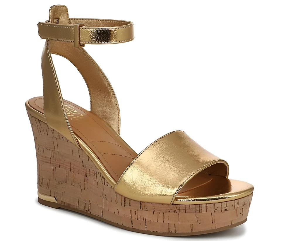 Sandalia de cuña de corcho Franco Sarto Celeste2 para mujer Foto 1 de 1