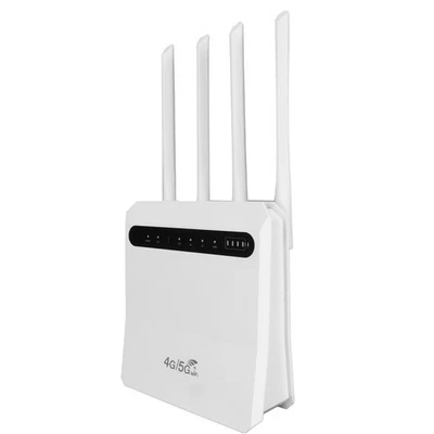］4G WiFi Router 600Mbps Standard SIM Card Slot 4 Antennas Support 20 Devices - Image 1 of 4