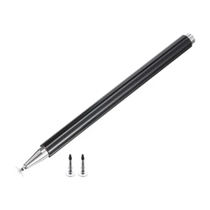 Stylus Pens for Touch Screens Magnetic 2 Fine Point Disc Capacitive Pen Black - Photo 1 sur 7