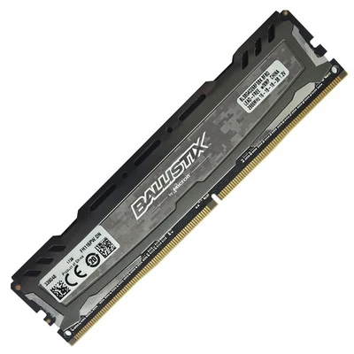 Crucial BALLISTIX 8GB DDR4 2666MHz Desktop Gaming Memory RAM BLS8G4D26BFSBK.8FBD - Image 1 of 3