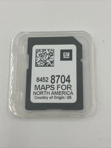 OED SD Card Maps For North America Country Of Origin GM Genuine Parts 84528704 - Picture 1 of 2