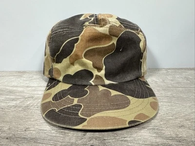 VTG Columbia Frogskin Duck Camo Thinsulate Hunting Baseball Hat w/ Ear Flaps USA - Image 1 of 4