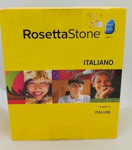 Rosetta Stone, Italian, Level 1, Version 3, WIN/MAC CD-ROM, Personal Edition - Picture 1 of 4