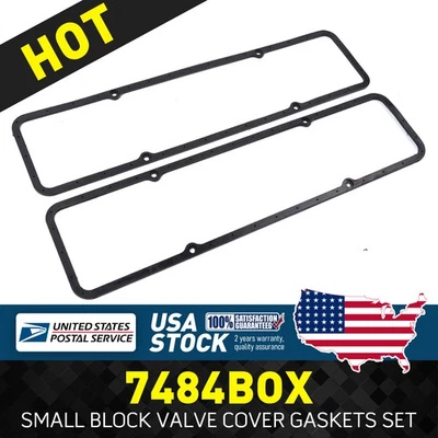 Nuevo juego de juntas de cubierta de válvula de bloque pequeño de alta calidad para Chevrolet C10 1975-1986 Foto 1 de 4