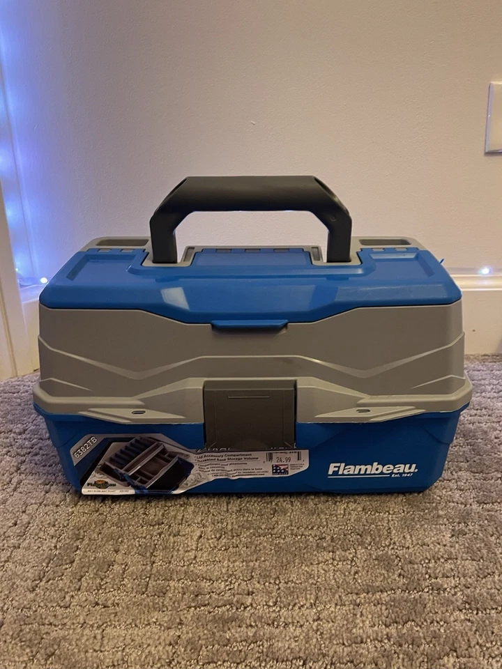 Flambeau Tackle Box. 2 Tray. Perfect Condition. Perfect For Beginners - Image 1 of 4