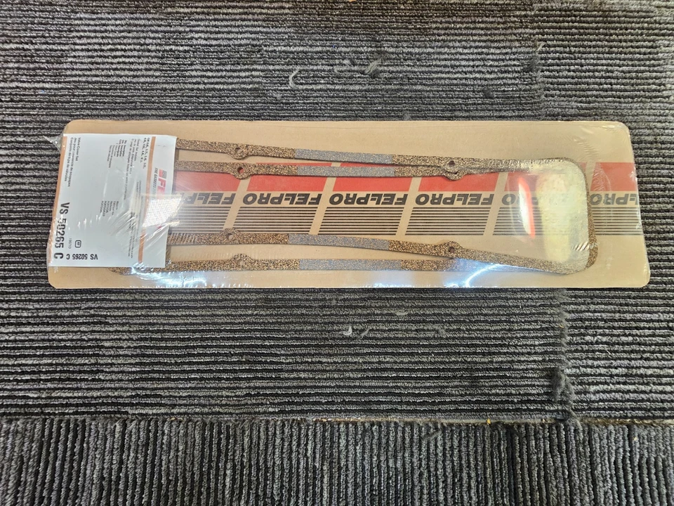 Junta da tampa da válvula do motor Fel-Pro VS 50265 C para 1959 Chevrolet 3B 3200 8 cilindros - Imagem 1 de 4