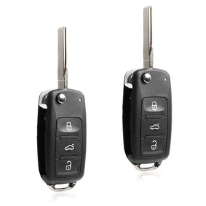 2 Key Fob Remote for 2010-2016 Volkswagen Beetle Golf Jetta Passat (NBG010206T) - Picture 1 of 5