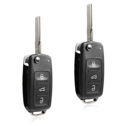 2 Key Fob Remote for 2010-2016 Volkswagen Beetle Golf Jetta Passat (NBG010206T) - Изображение 1 из 4
