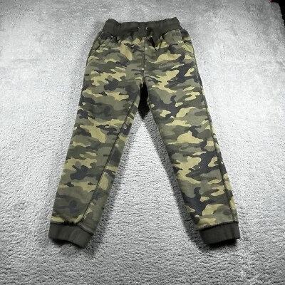 Pantalones deportivos camuflados forrados Sherpa para niños medianos 8 huecos cálidos cómodos invierno Foto 1 de 4