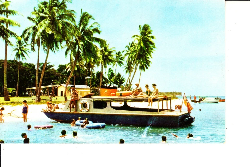 Suva, Fiji   Tourist Cruise Boat  Oolooloo  1950s - Image 1 of 1