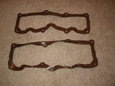 1986 1989 FORD TAURUS 3.0L V6 VALVE COVER GASKETS PAIR NEW OEM - Image 1 of 2