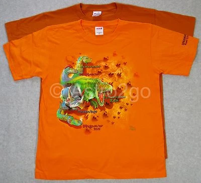 Camiseta DINO TRAX--Dinosaurios Tyrannosaurus Rex Triceratops Stegosaurio Niños XS-Lg Foto 1 de 4