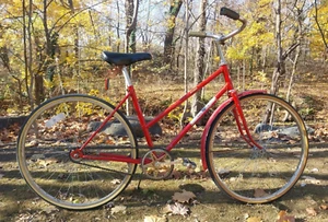 Vintage 1970s Free Spirit Ladies Steel Single Speed Bicycle - Picture 1 of 8