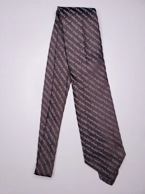 Corbata Formal Ike Behar Para Hombres 59"Lx3.5"W Marrón Cuello Corbata Nueva con Etiquetas Foto 1 de 4