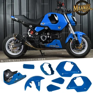 Full Set Complete Fairing Blue Fit For HONDA NEW GROM GROM 125 2022-2024 - Picture 1 of 8