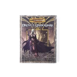 Wizards of the Coast - D&D 3.5e - Drow of the Underdark [EN MUY BUEN ESTADO] tapa dura - Imagen 1 de 3
