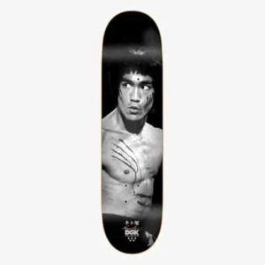 DGK x Bruce Lee Golden Dragon Lenticular Skateboard Deck - 8.25" Black