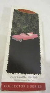 HALLMARK KEEPSAKE ORNAMENT 1959 Cadillac de Ville PINK car - Picture 1 of 3