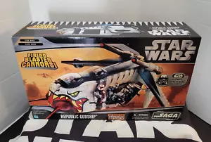 Republic Gunship 2006 STAR WARS Saga Collection Cartoon Network NEW Sealed D1 - Picture 1 of 4