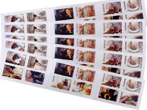 60pcs Limited La Poste Postage Lettre Verte Stamps Gravure France 5 Sheets