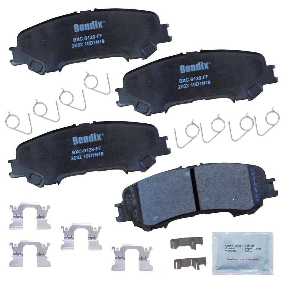 Juego de pastillas de freno de disco - Priority One cerámica BPR Bendix se adapta a 17-23 Nissan Titan Foto 1 de 1