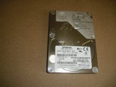 4.3 GB Hard Drive for Gateway Solo 9500 Laptop  (OS Wind. Millen on it) - Image 1 of 4