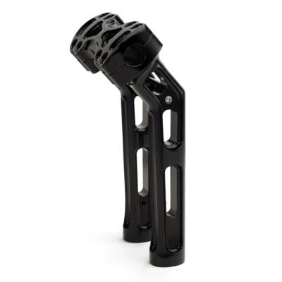 Elevador de manillar Arlen Ness negro método contragolpe 10" Harley con centro de 3,5" Foto 1 de 4