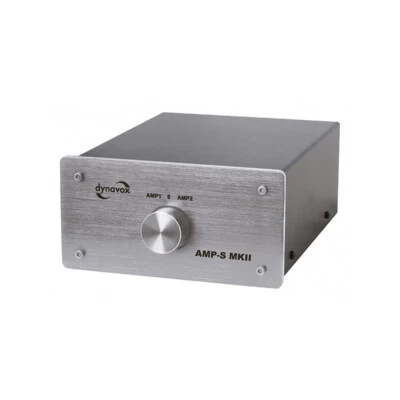 Dynavox AMP-S MKII silber Verstärker / Boxen-Umschalter 2 zu 1 bis 200 W - Bild 1 von 4
