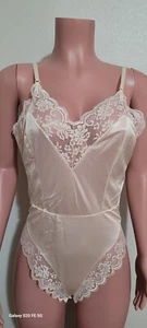 Chantilly Maidenform Off Pink Teddy 64117 Size 36 Metric 80 Untagged - Picture 1 of 3