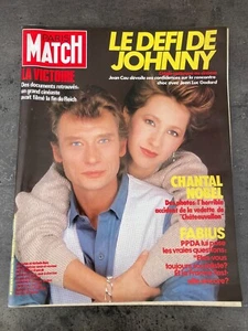 PARIS MATCH Nr. 1876 10.05.1985 Johnny Hallyday Nathalie Baye Chantal Nobel I61 - Bild 1 von 1