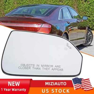 Passenger Side Mirror Glass Heat Blind Spot For Lincoln MKZ 2013-2020 2.0L 3.0L - Foto 1 di 10