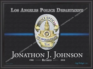 Police,badge,thin blue line,sheriff,State,Patrol,trooper,Highway,CANVAS - Picture 1 of 5