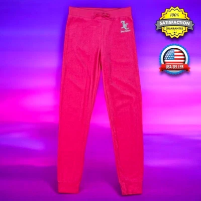 Juicy Couture Girls MT Zuma Pants Pink Terry Size 10 Jogger Lounge Lightweight - Image 1 of 4