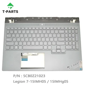 Neu für Lenovo Legion 7-15IMH05 7-15IMHg05 US Tastatur Handauflage ASM Backli grau - Bild 1 von 5