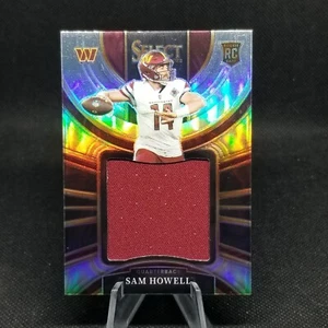 2022 Select Sam Howell Silver Prizm Rookie Jumbo Jersey RC /99 Commanders - Picture 1 of 3