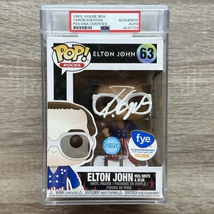Taron Egerton Autographed Elton John Funko Pop FYE Glitter Limited JSA & PSA - Picture 1 of 6