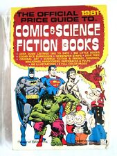 Official 1981 Price Guide To Comic & Science Fiction Books - Fourth Edition