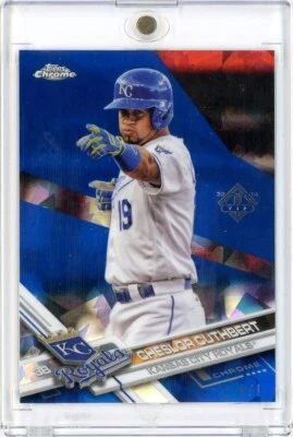2018 Topps Transcendent VIP Cheslor Cuthbert 1/1 Stamped Chrome Sapphire Royals - Image 1 of 3