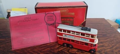MATCHBOX MODELS OF YESTERYEAR Y10 1931 AEC "DIDDLER TROLLEY BUS . UK Only (3) - Image 1 of 4