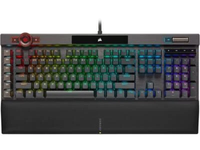 Corsair K100 RGB Mechanical Gaming Keyboard CHERRY MX SPEED RGB Silver Switches - Image 1 of 4