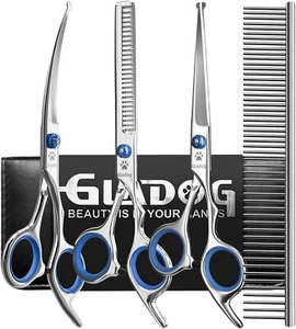 Professional Pet Grooming Scissors Set, 5-in-1 Kit - Picture 1 of 6