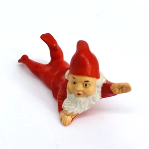 ANTIQUE GERMAN BISQUE CAKE TOPPER SNOW BABY CHRISTMAS PIXIE ELF HANDPAINTED - Picture 1 of 7
